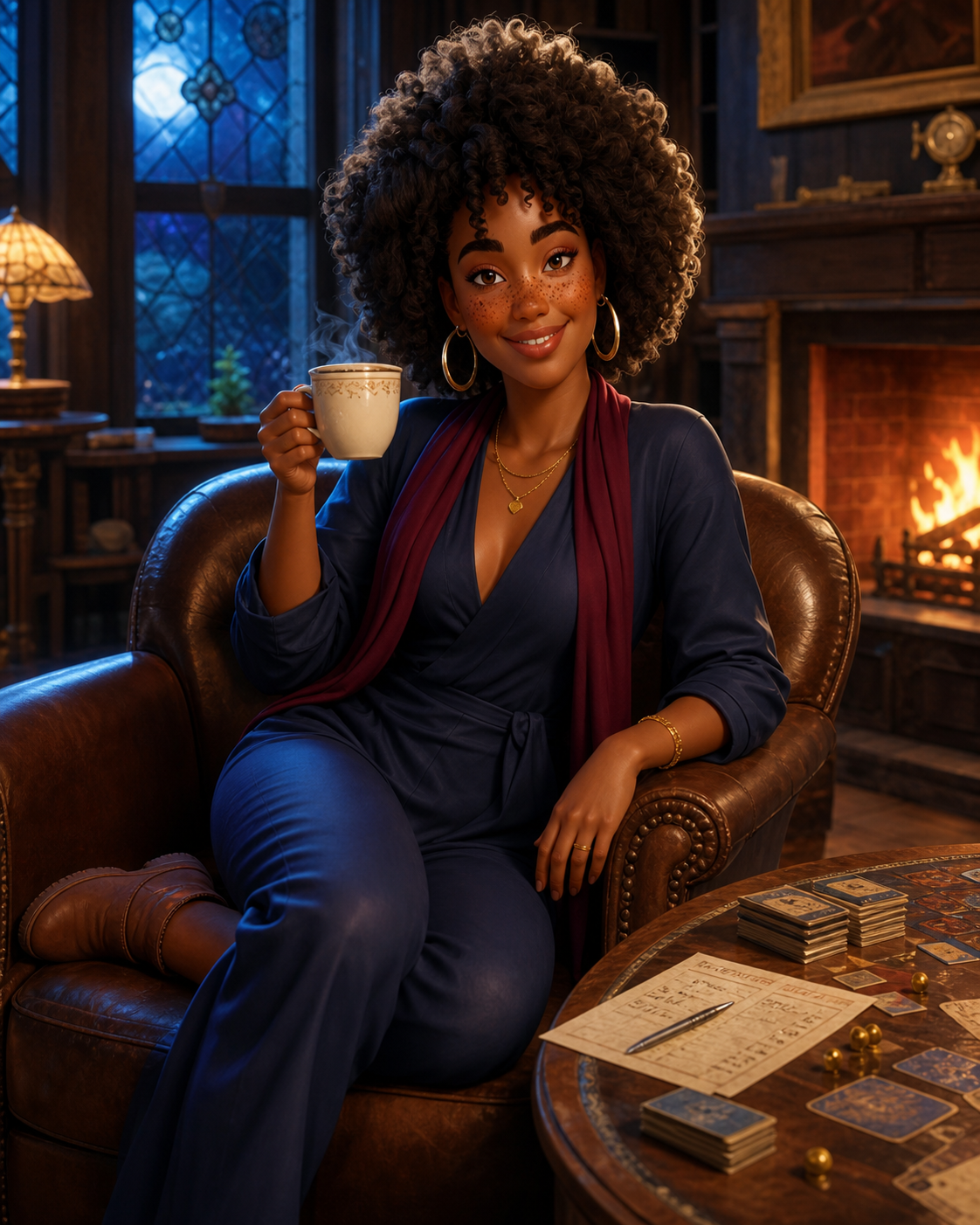 Imani, The Connector — cozy
