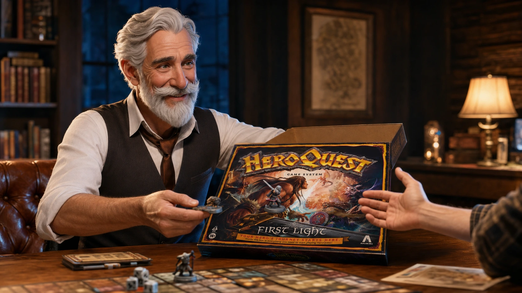 Robert, The Keeper — opening the right box for a first session
