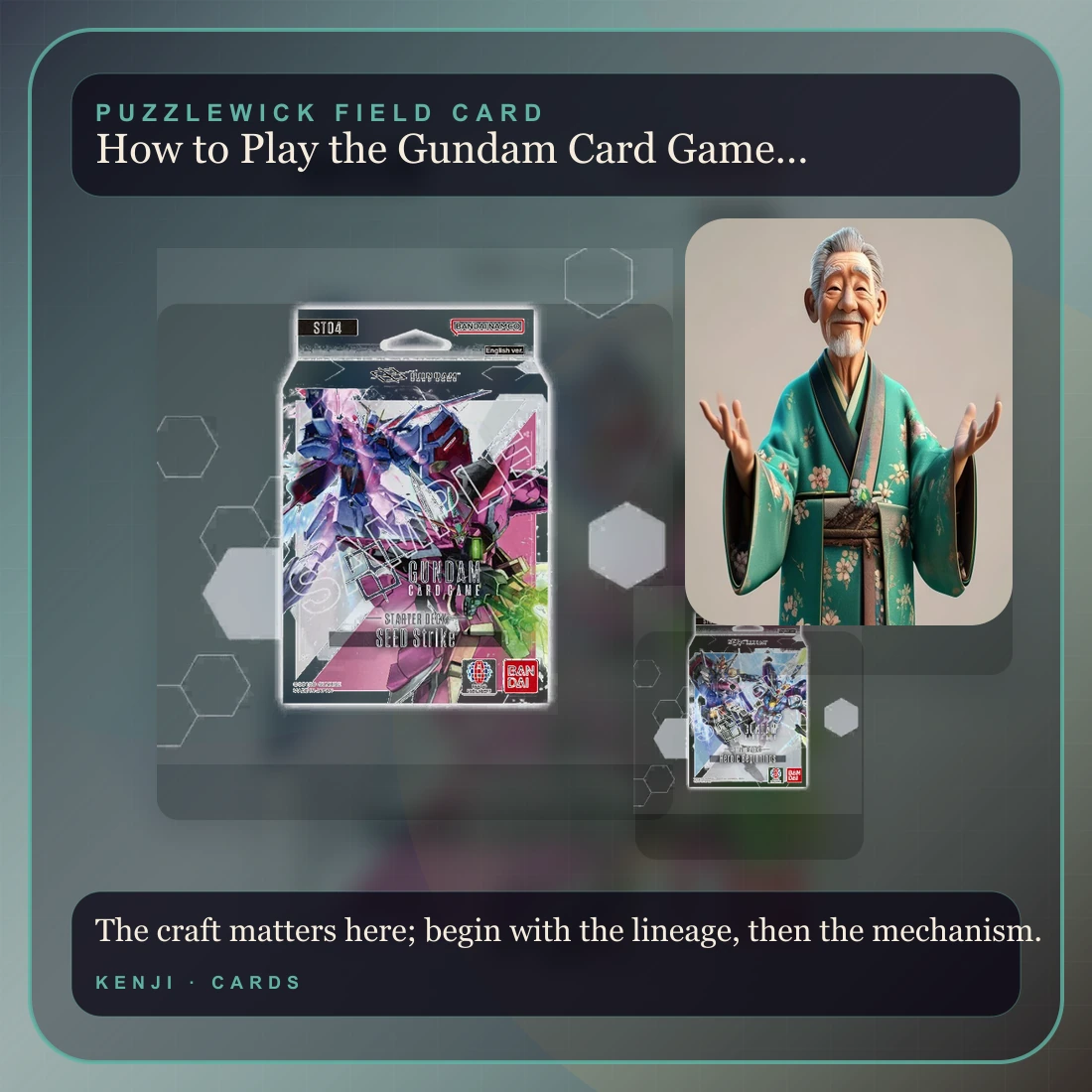 Kenji, The Sensei