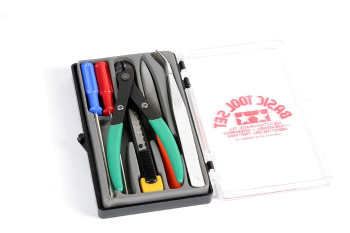 Hobby Starter Kit (plastic cement + clippers + hobby knife)