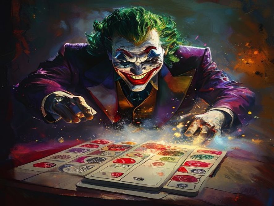 A wild joker tile being lifted from an opponent's exposed set during a redemption swap.