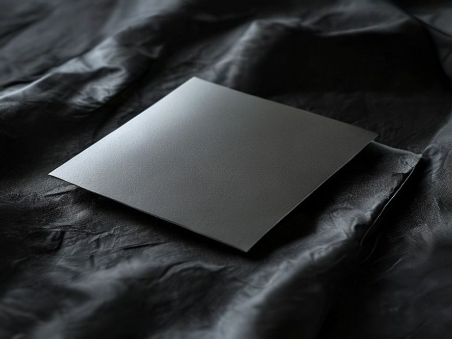 A single foil card resting in a protective top-loader on a dark cloth.