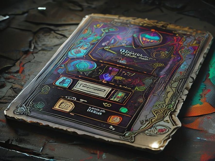 A double-sided leader card laid flat in a command zone beside a base card with a printed health value.