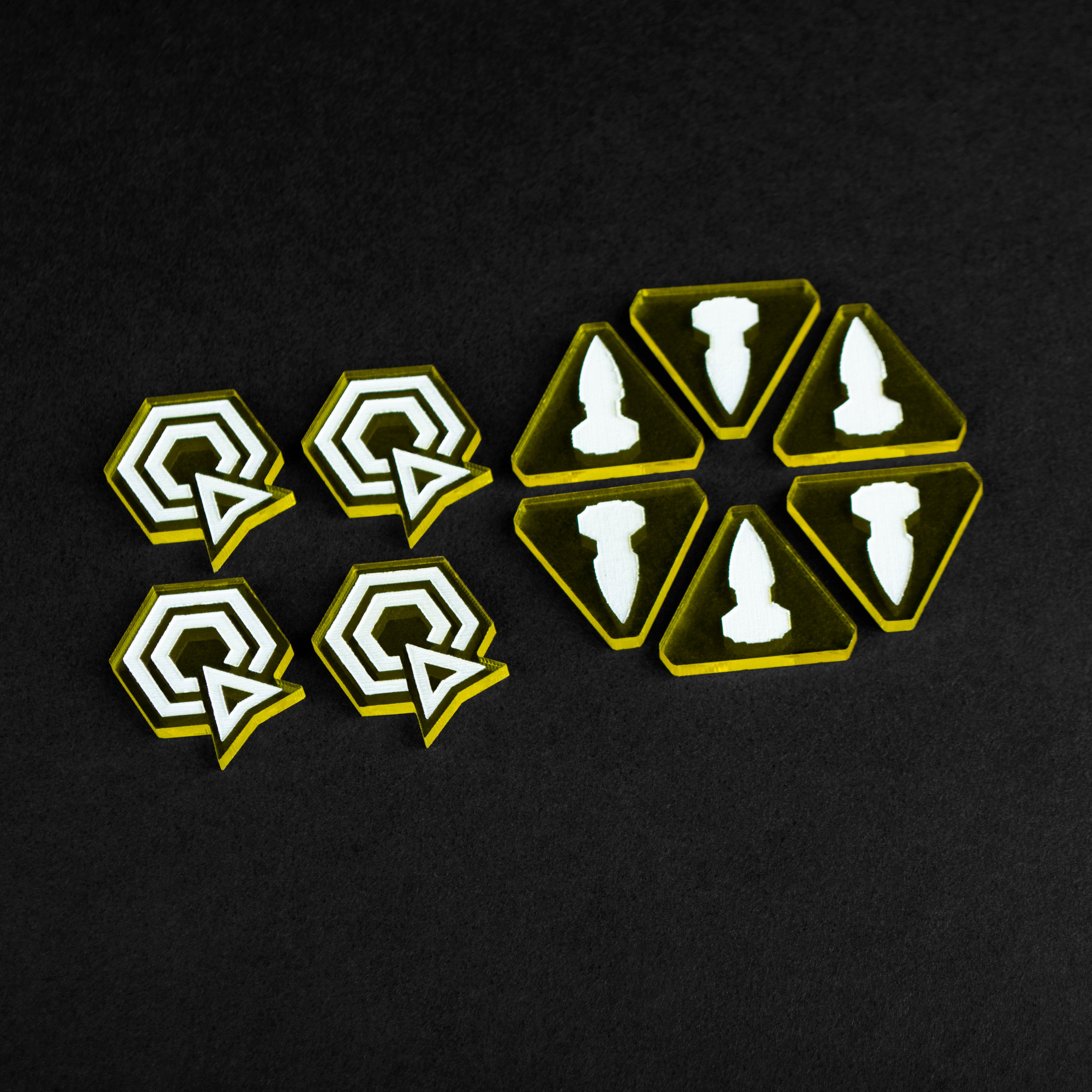 Upgraded Plastic Command & Control Tokens (e.g. 8-color sets)