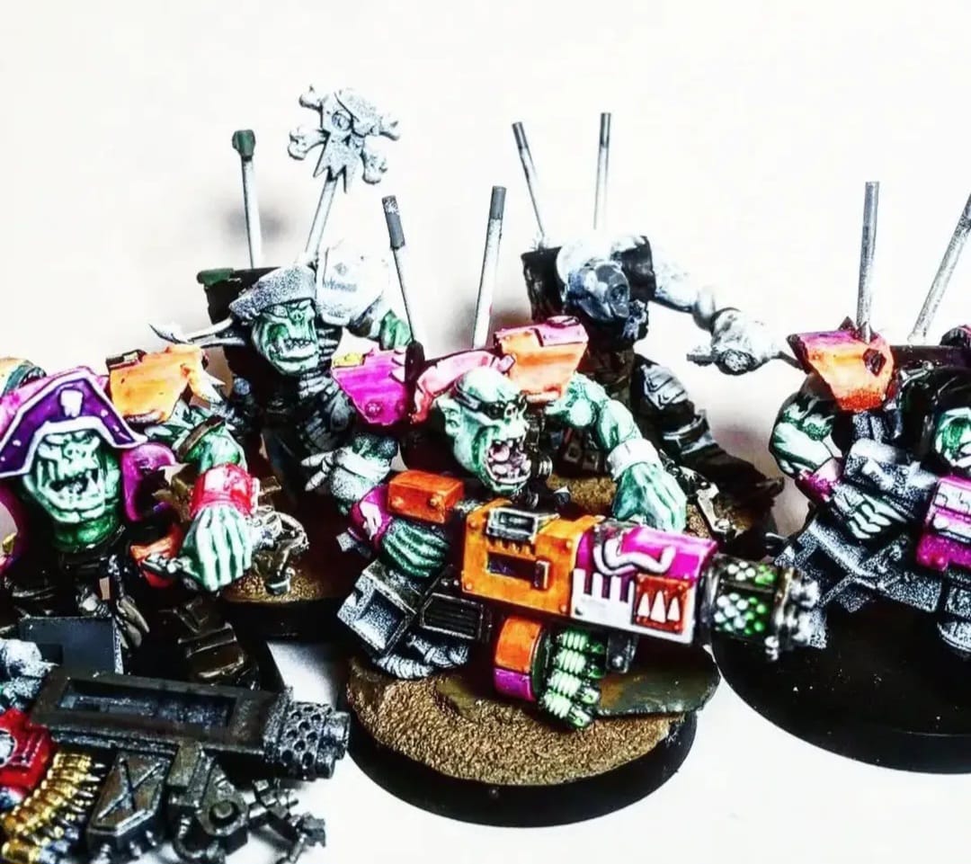 Painted Warhammer 40,000 Orks