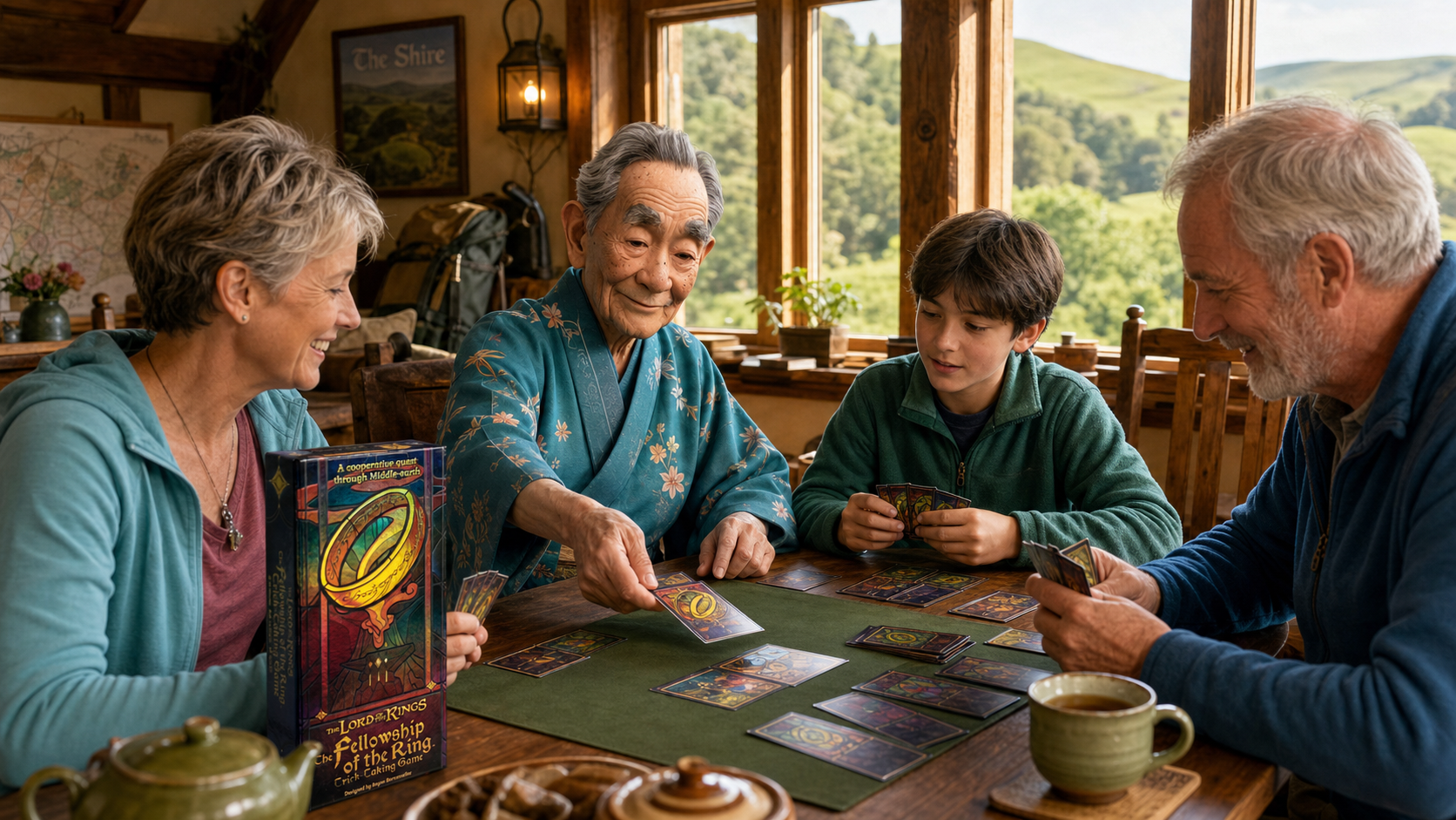 Kenji, The Sensei — warm fellowship table