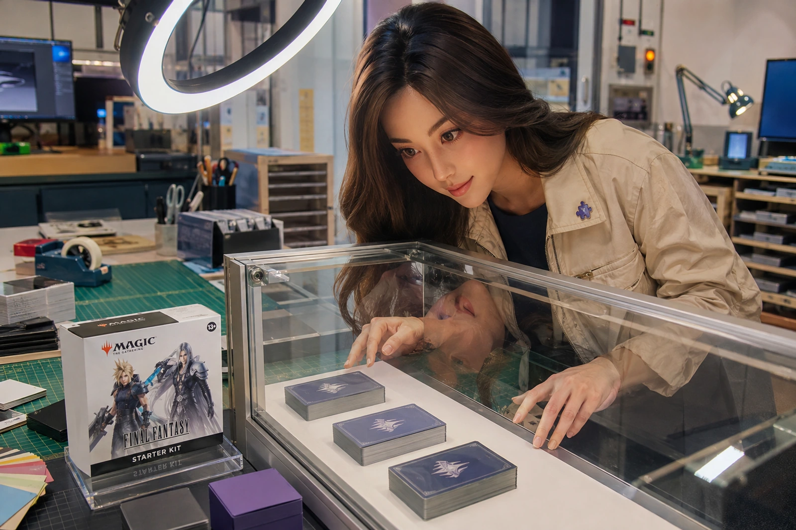 Yumi closes a beginner ledger and points toward the next engine-reading lesson.