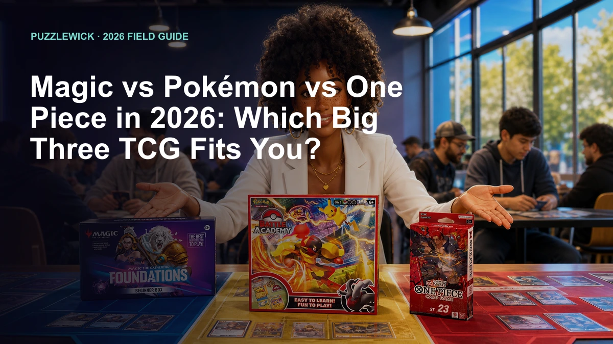Magic vs Pokémon vs One Piece in 2026: Which Big Three TCG Fits You?