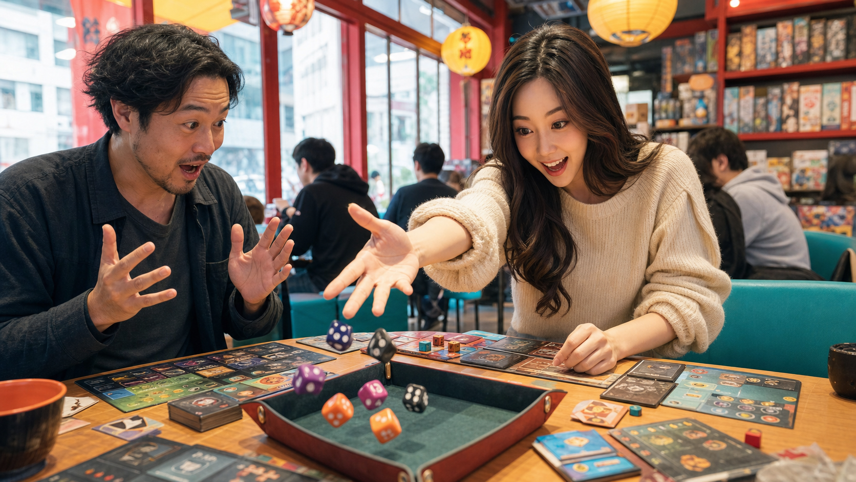 Yumi, The Hostess — bright Japanese café duel