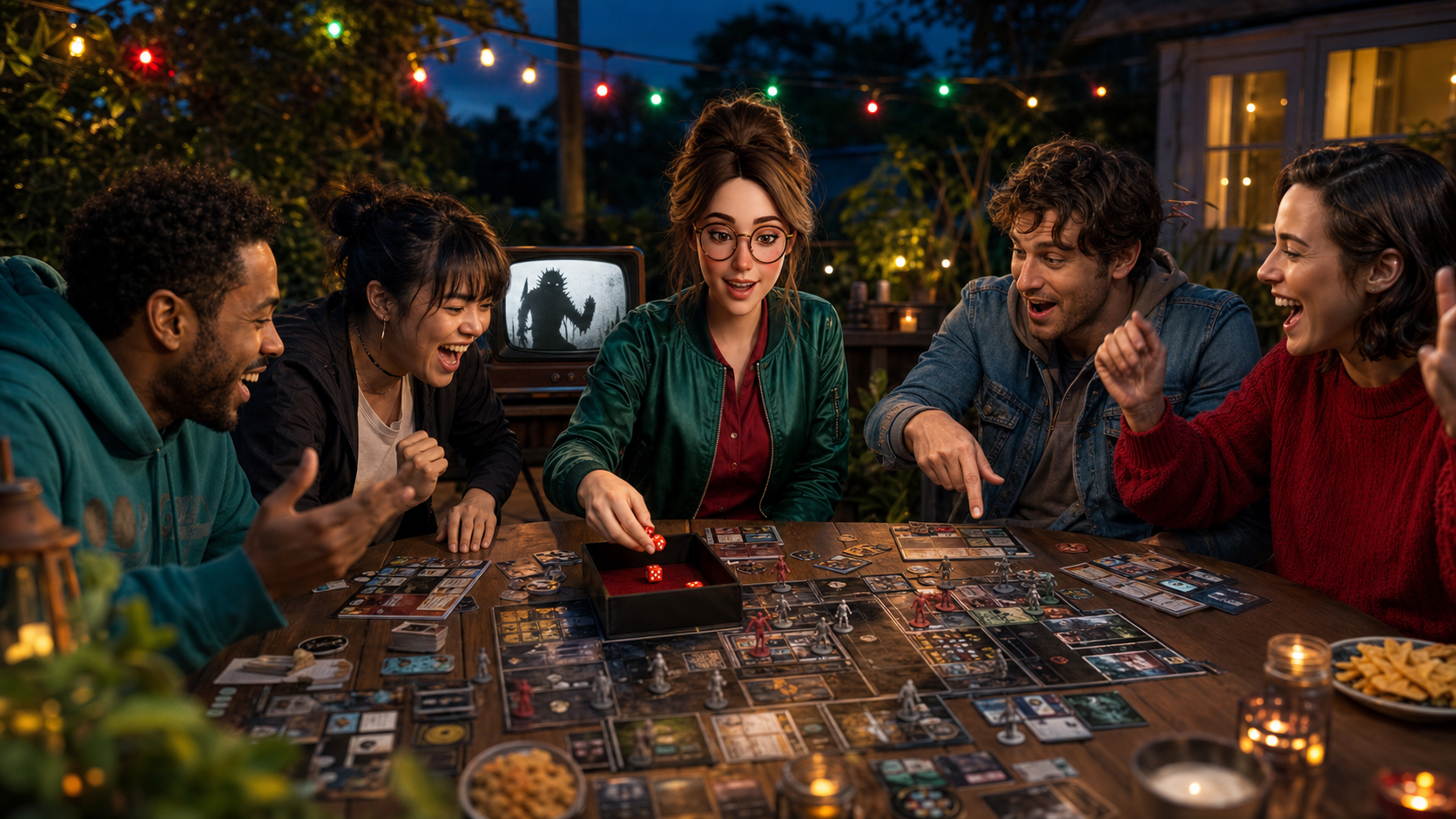 Margo, The Archivist — backyard horror-movie game night
