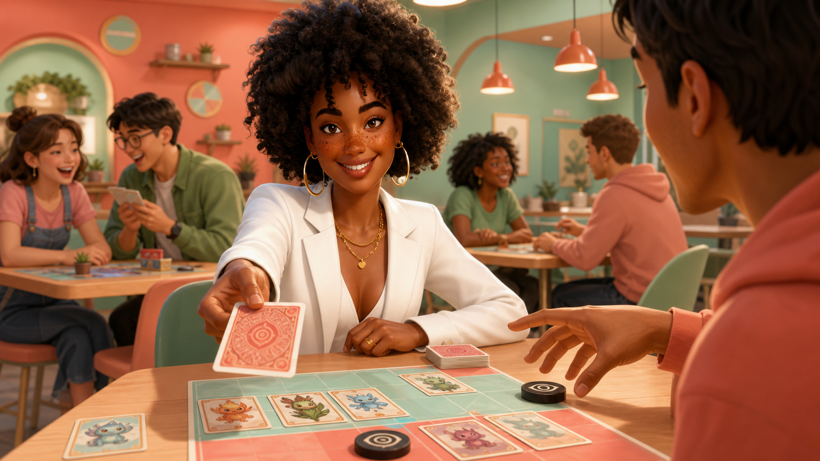Imani, The Connector — playful