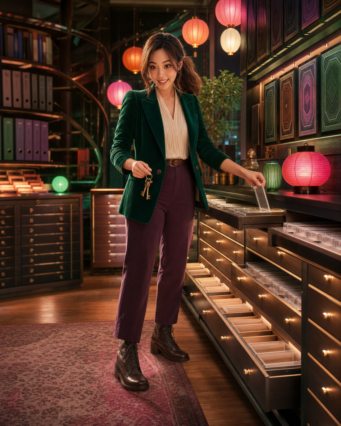 Yumi, The Hostess — warm
