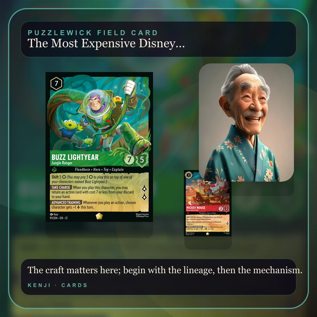 Kenji, The Sensei