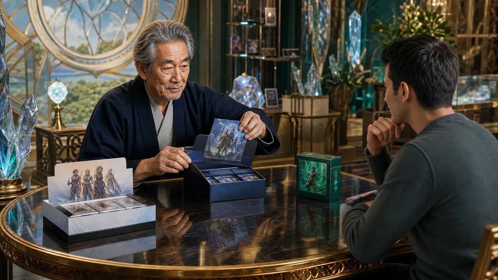 Kenji, The Sensei — warm two-player instruction