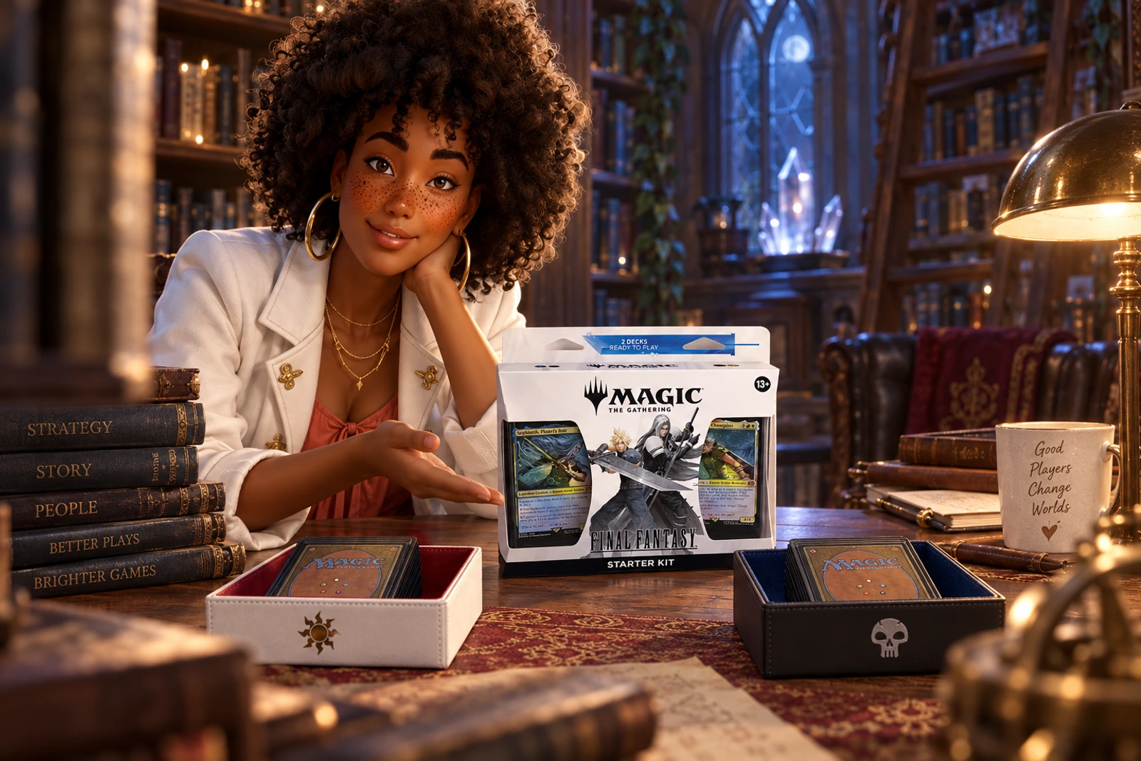 imani demonstrates the section’s decision at a distinct Magic table