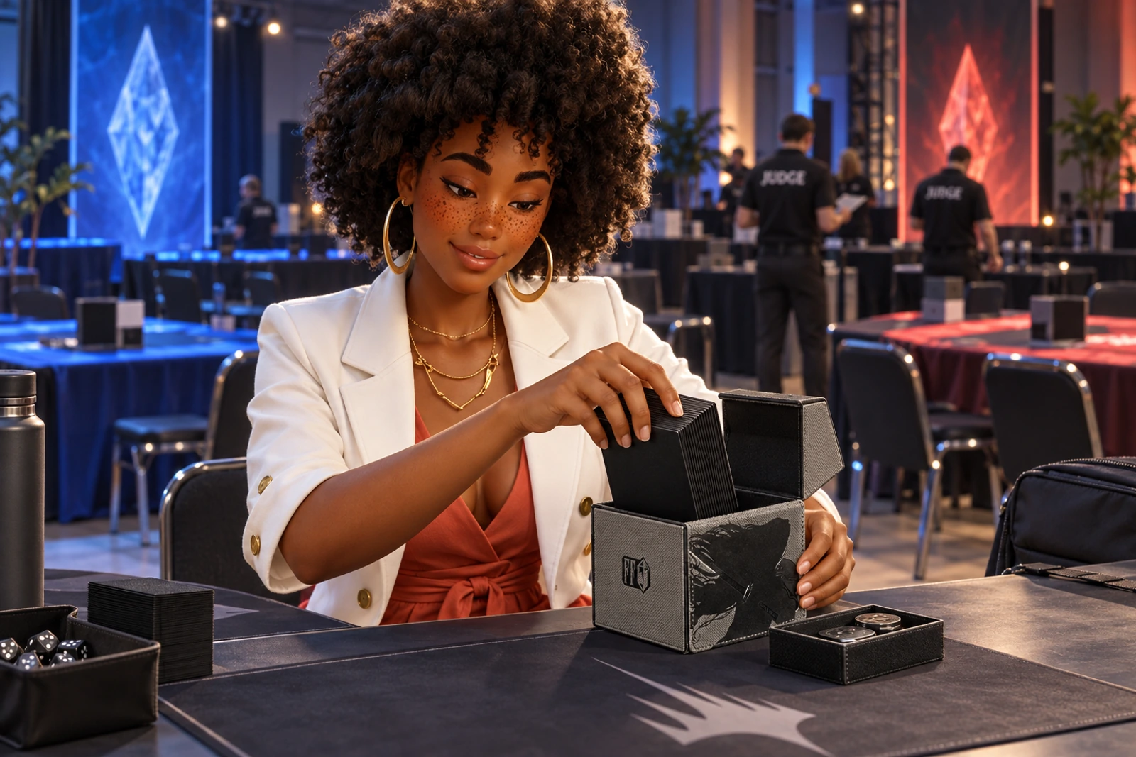 imani demonstrates the section’s decision at a distinct Magic table