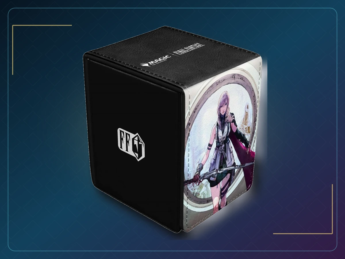 Final Fantasy Lightning Alcove Flip Deck Box, exact product listing photograph