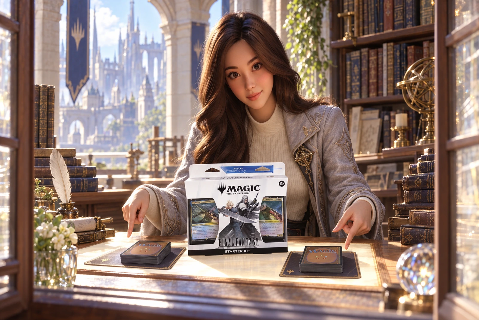 yumi demonstrates the section’s decision at a distinct Magic table