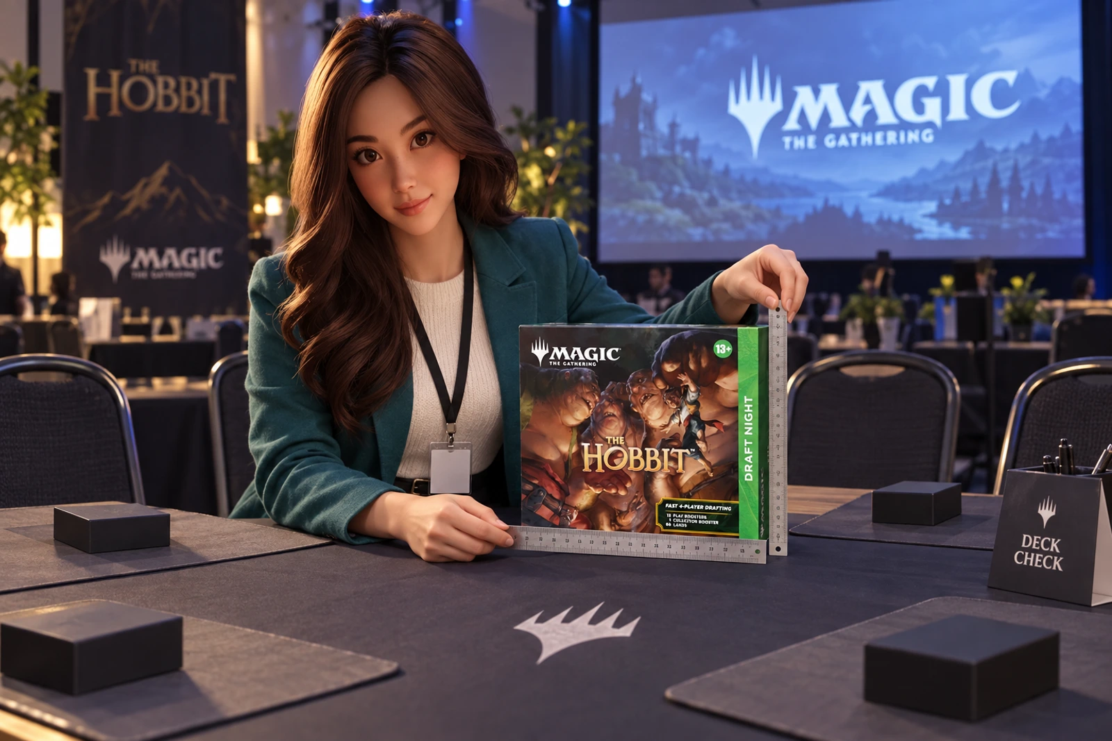 yumi demonstrates the section’s decision at a distinct Magic table