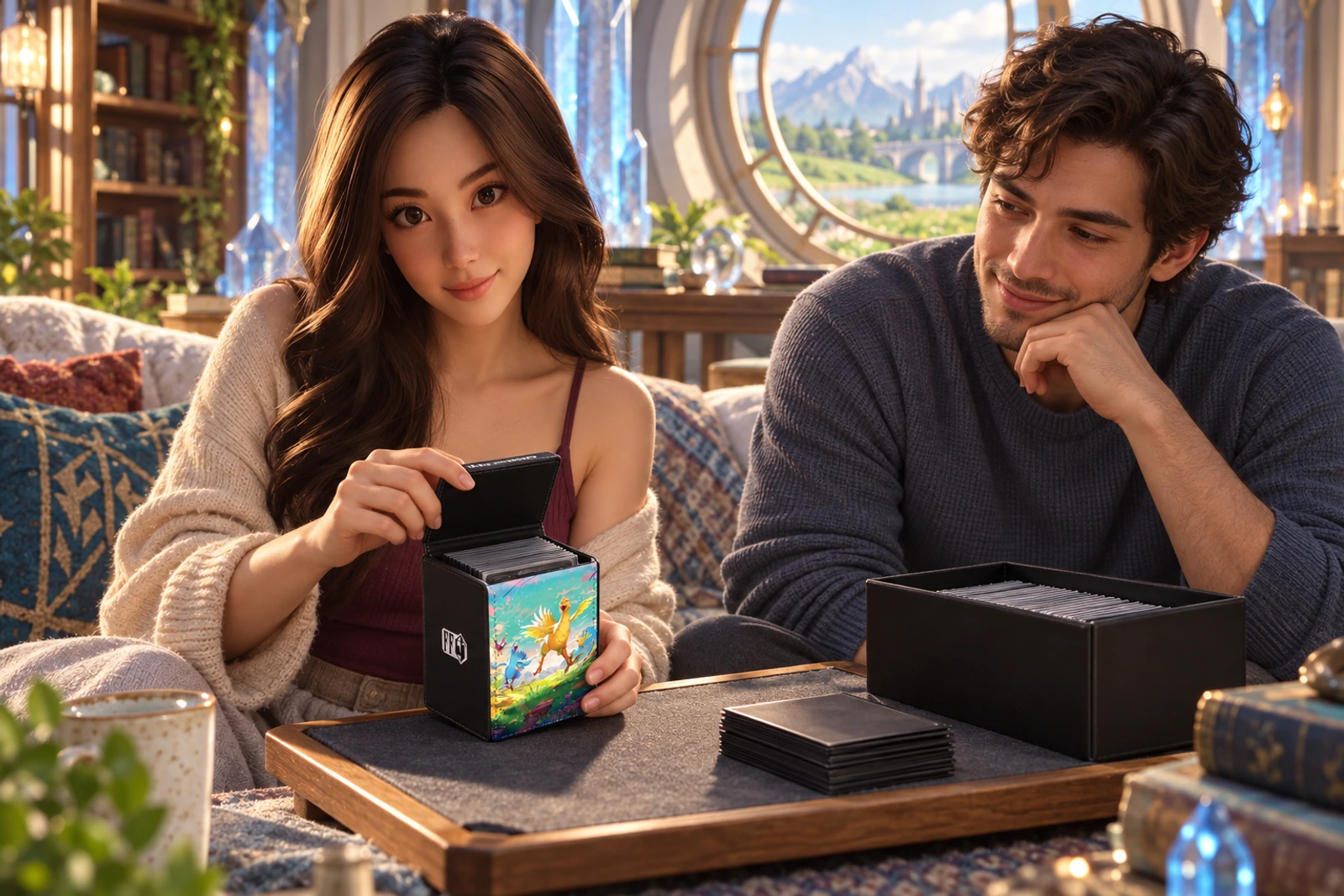 yumi demonstrates the section’s decision at a distinct Magic table