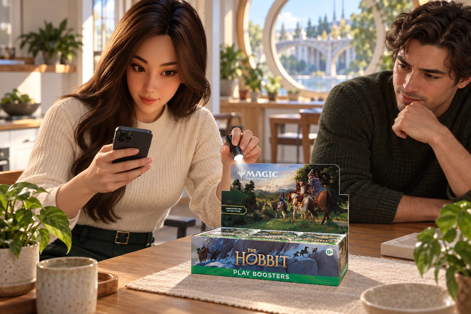 yumi demonstrates the section’s decision at a distinct Magic table