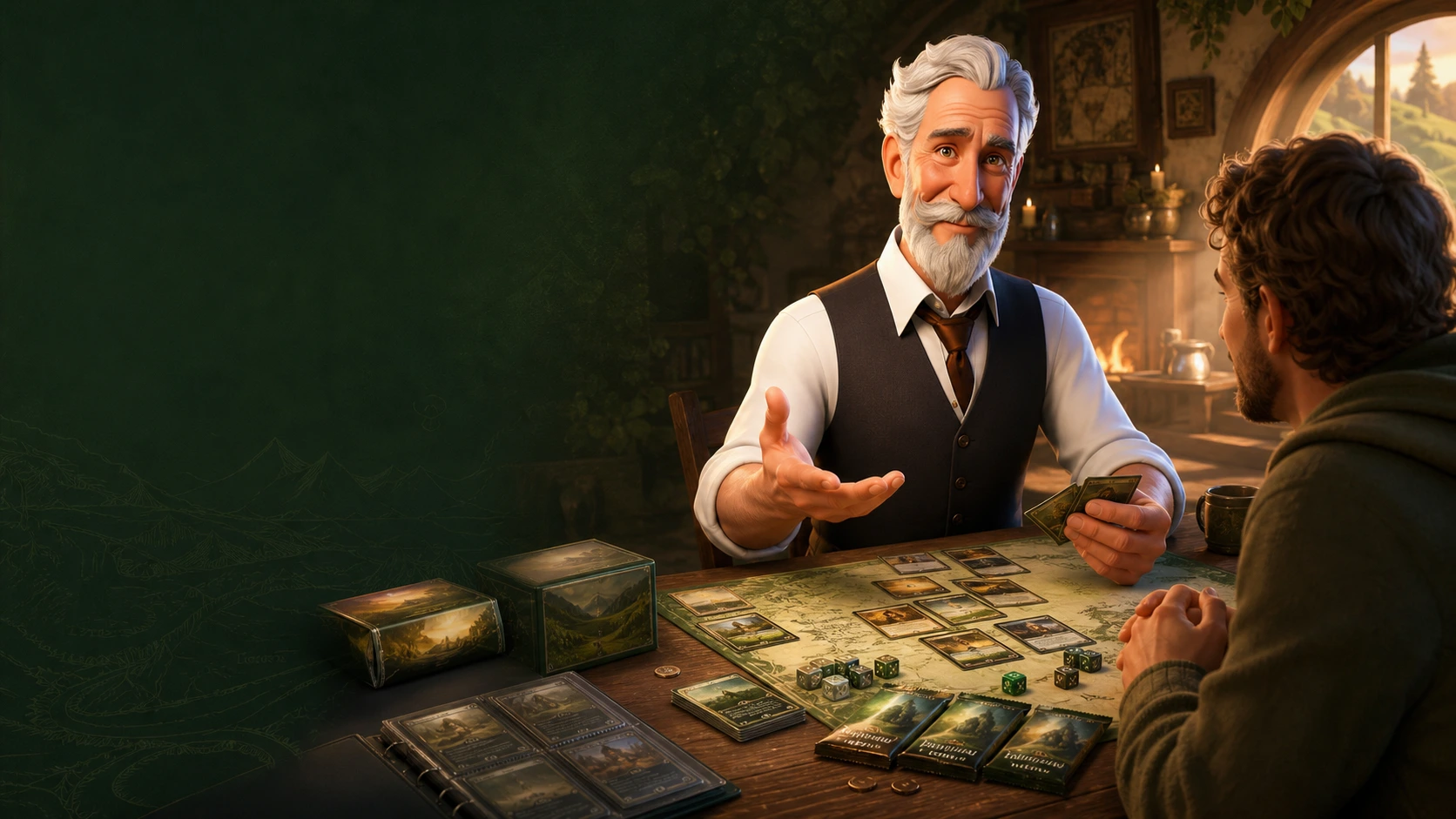 Robert, The Keeper — Middle-earth deck workshop
