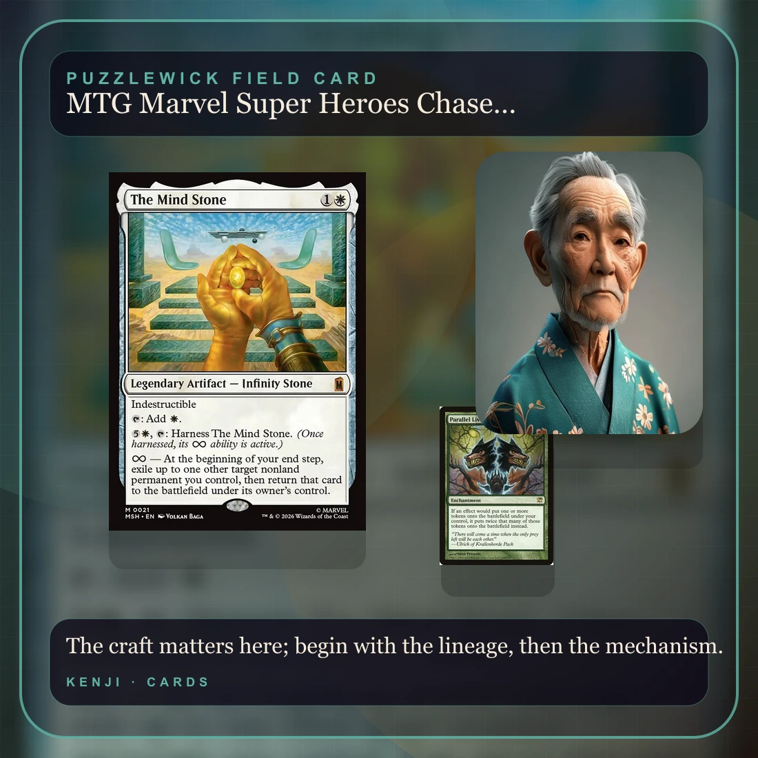 Kenji, The Sensei