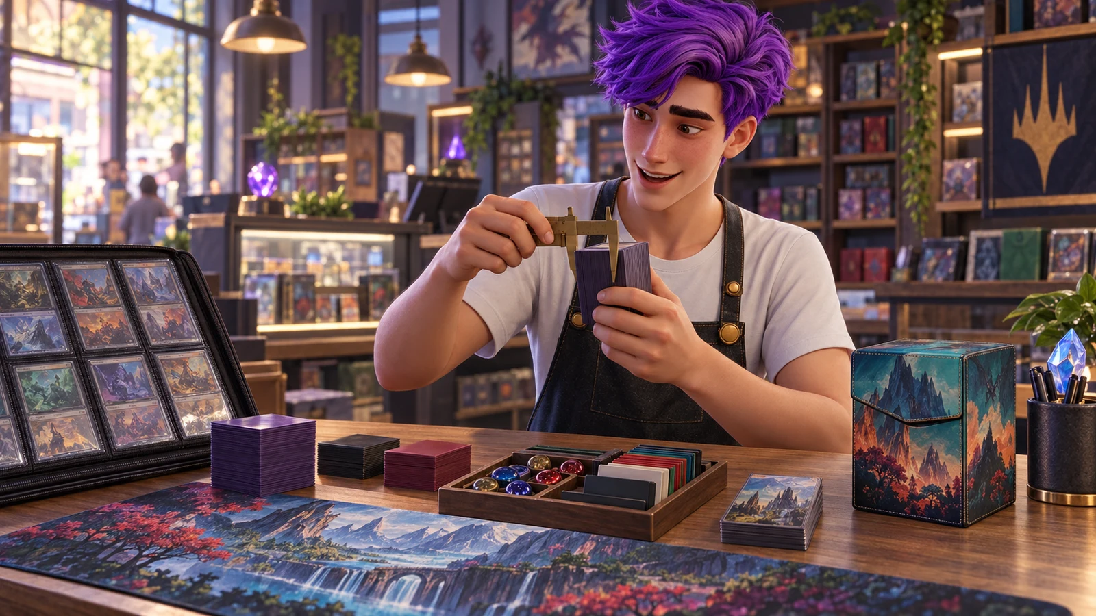 Dax, The Critic — laughing capacity test in a bright game store