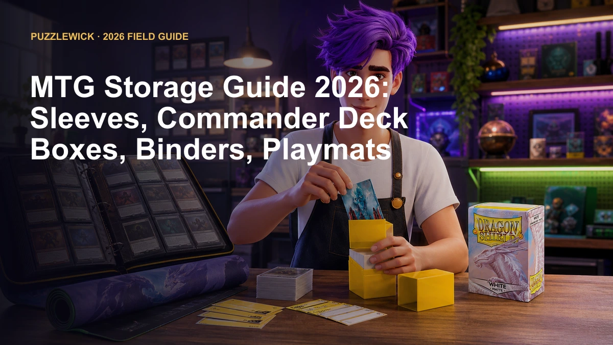 Magic: The Gathering Storage Guide 2026: Sleeves, Commander Deck Boxes, Binders and Art Playmats