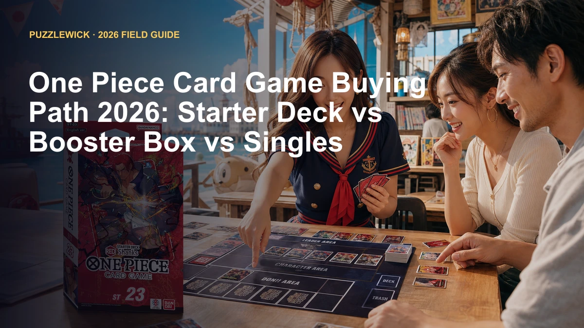 One Piece Card Game Buying Path 2026: Starter Deck vs Booster Box vs Singles