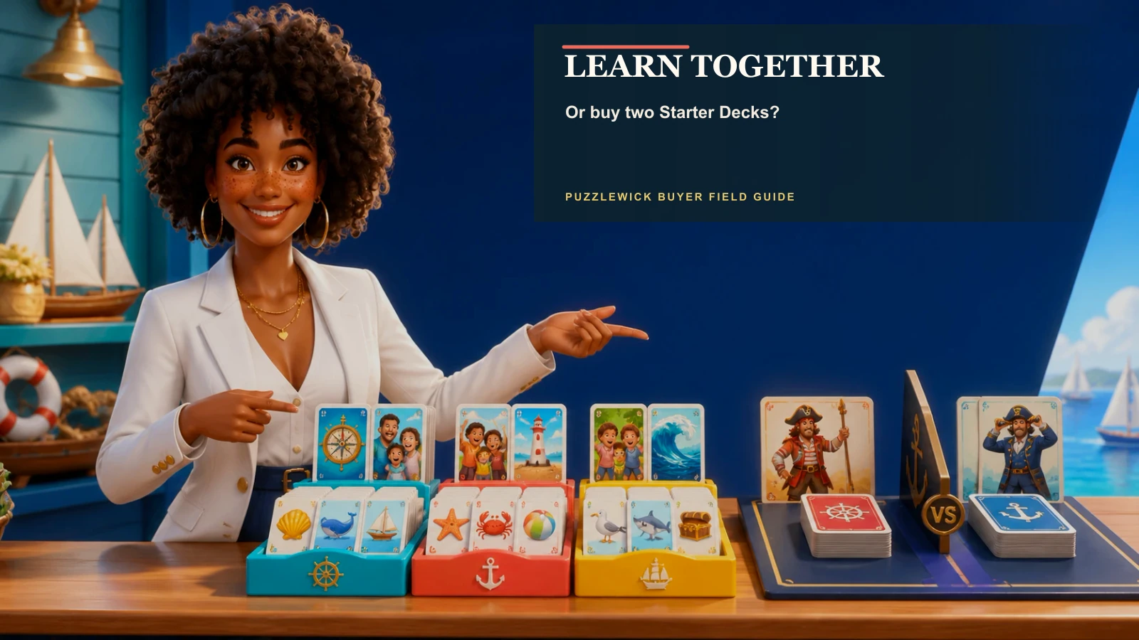 One Piece Learn Together Deck Set vs Two Starter Decks: The Better First Table for Friends, Parents, and Kids