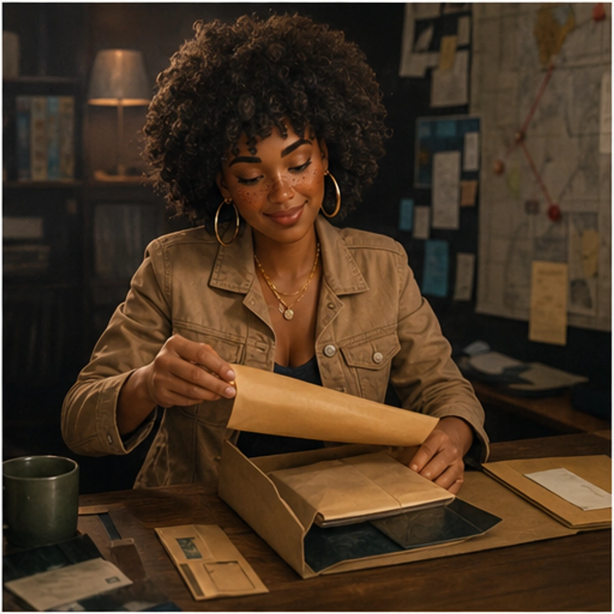 Imani, The Connector — side-by-side table clinic with components in use