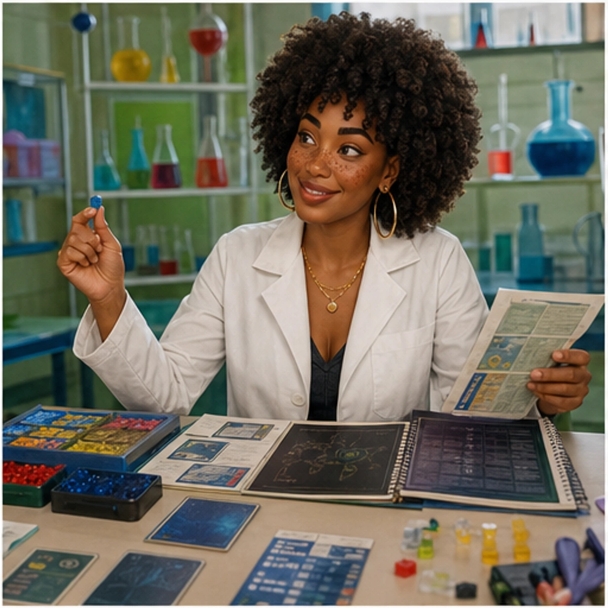 Imani, The Connector — hosting the first complete game with a readable table