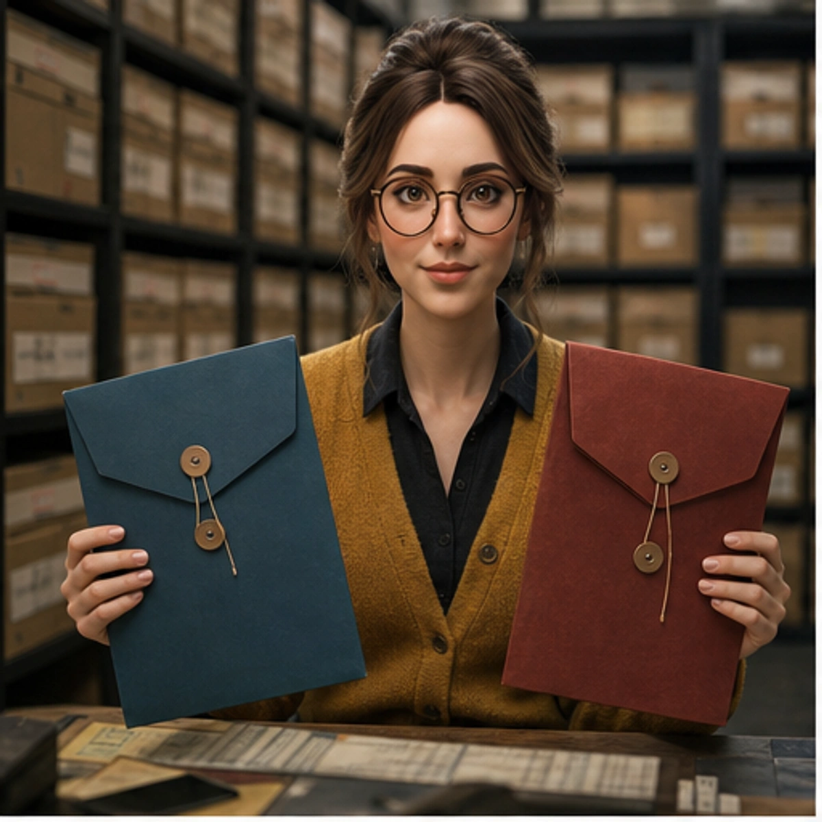 Margo, The Archivist — opening the right box for a first session