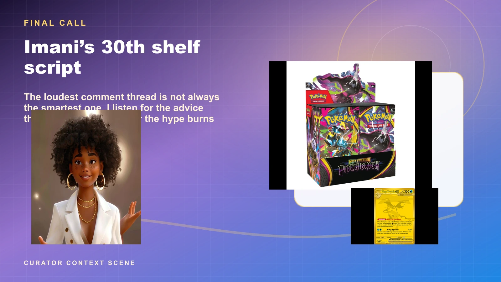 Imani, The Connector — hype