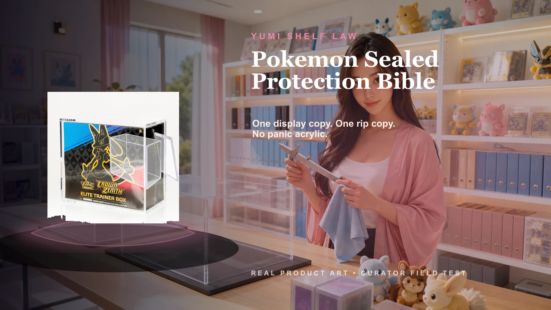 Pokemon Sealed Collection Protection 2026: ETB Cases, Booster Box Acrylics, Binders, Sleeves, and Display Mistakes