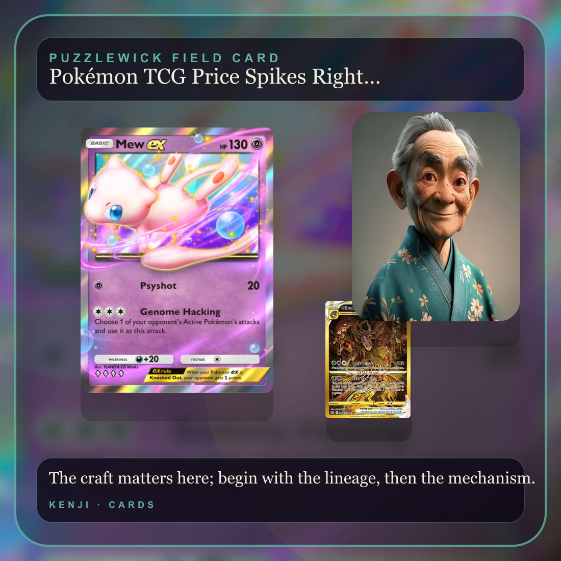 Kenji, The Sensei