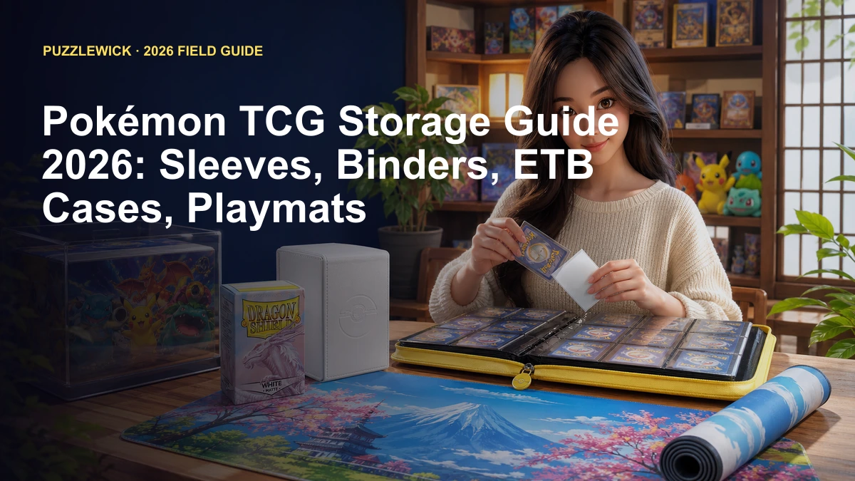 Pokémon TCG Storage Guide 2026: Sleeves, Binders, ETB Cases, Playmats