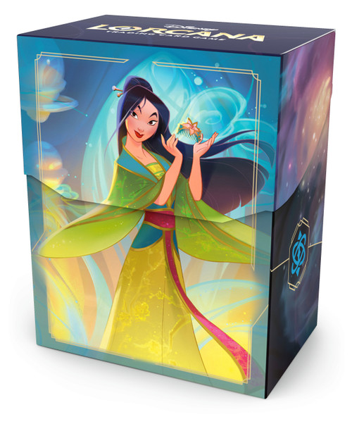 Ravensburger Disney Lorcana TCG Deck Box Featuring Mulan - Considerate Diplomat