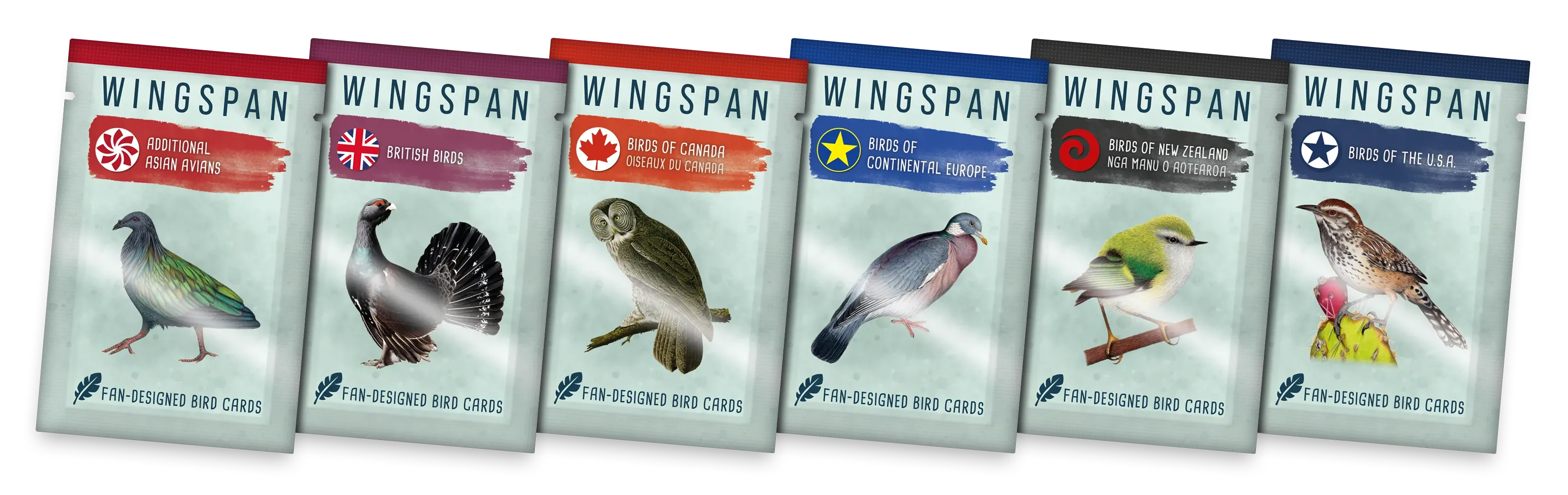 Wingspan Fan-Designed Bird Promo Packs: Set 1