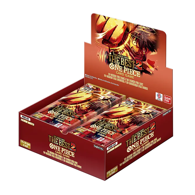 One Piece Card The Best Vol. 2 PRB-02 English premium booster display