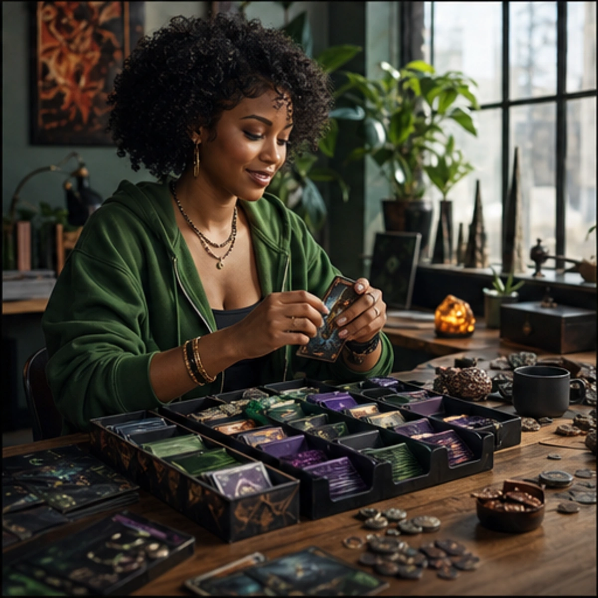 Imani, The Connector — hosting the first complete game with a readable table