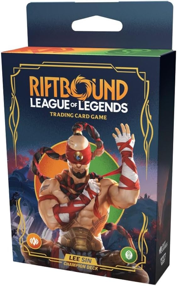 Riftbound Lee Sin Champion Deck retail box