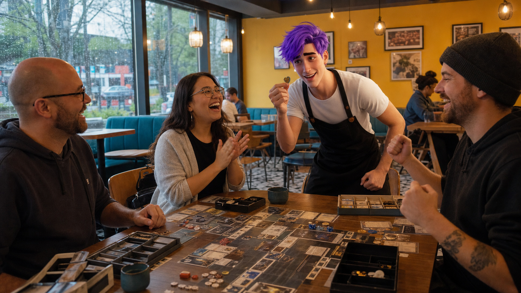 Dax, The Critic — rainy café campaign win
