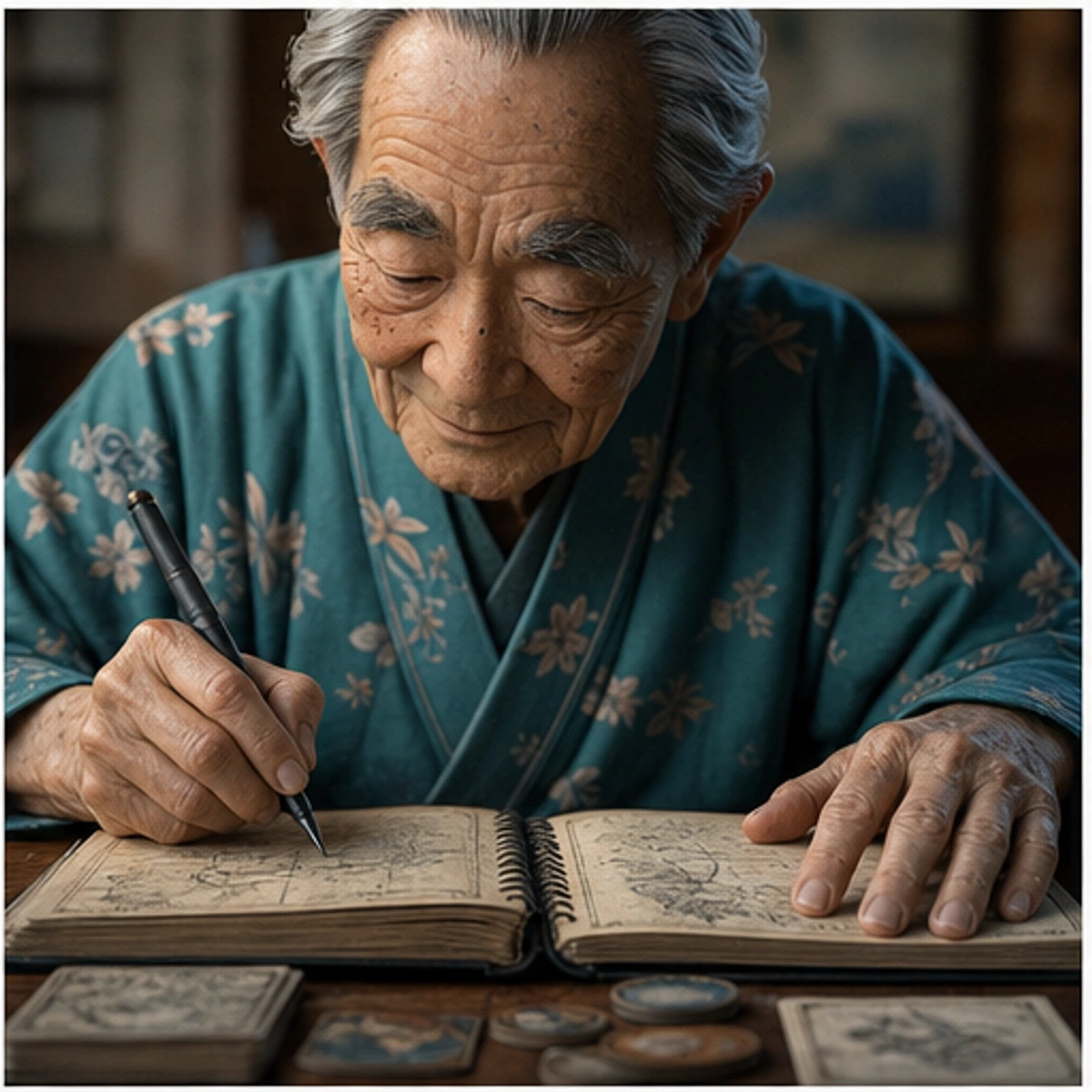 Kenji, The Sensei — side-by-side table clinic with components in use