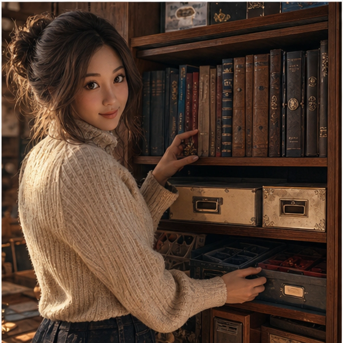 Yumi, The Hostess — hosting the first complete game with a readable table
