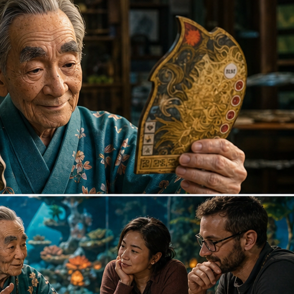 Kenji, The Sensei — side-by-side table clinic with components in use