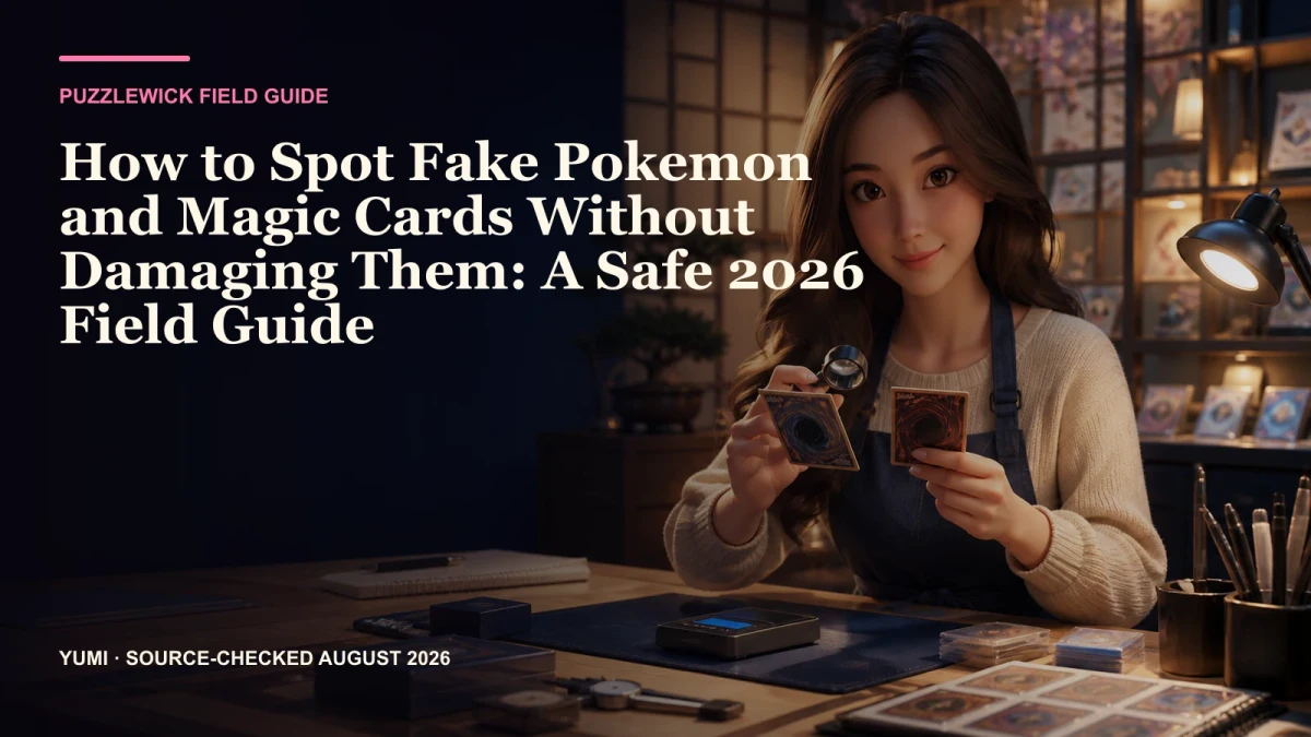 How to Spot Fake Pokemon and Magic Cards Without Damaging Them: A Safe 2026 Field Guide