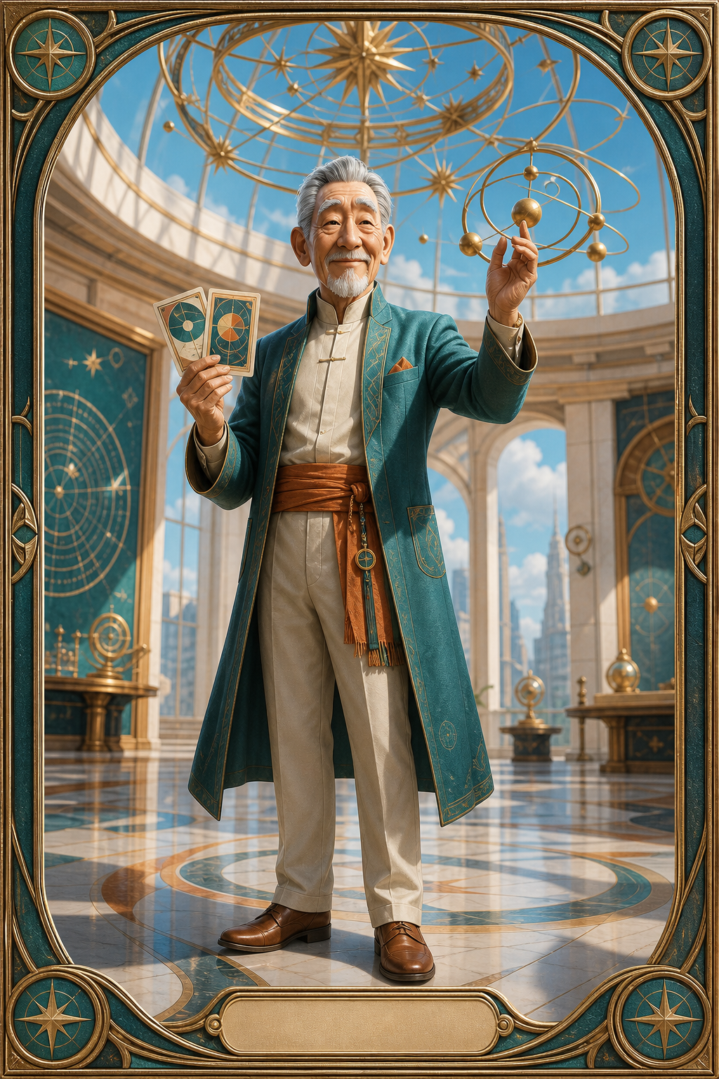Kenji, The Sensei — downloadable one-of-one curator card