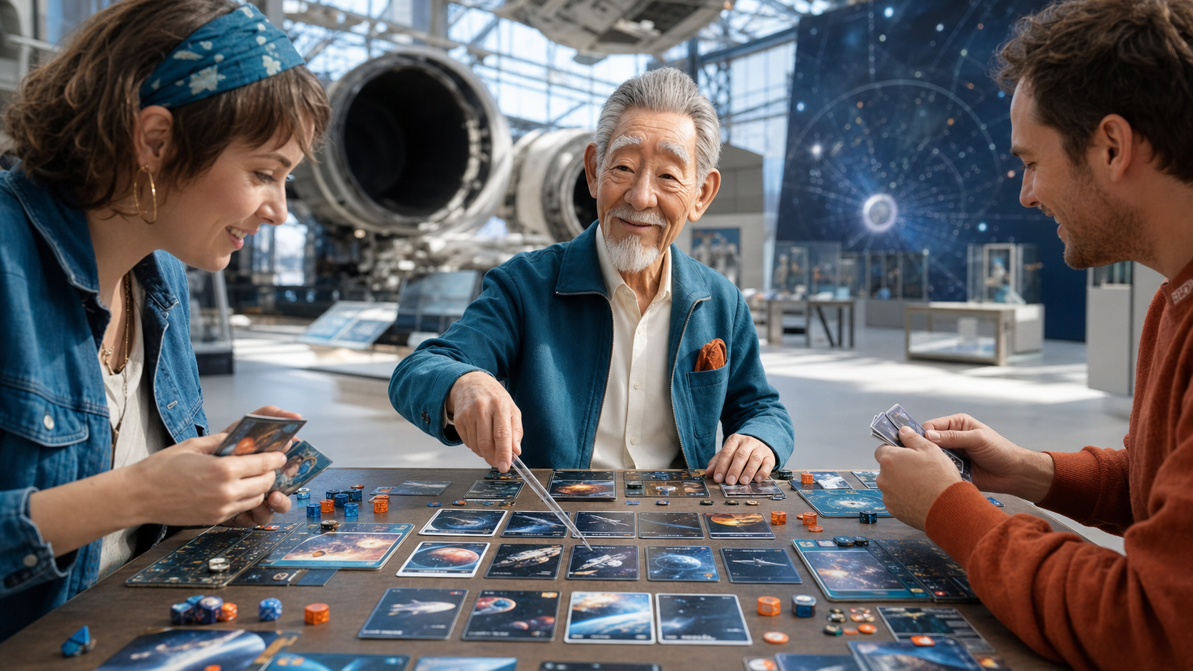 Kenji, The Sensei — aircraft museum hangar teach